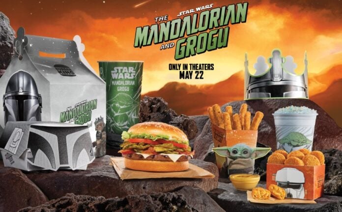 Burger King Introduces Star Wars Galaxy Menu with New BBQ Bounty Whopper, Grogu's Garlic Chicken Fries, Blue Cookie Shake, and More