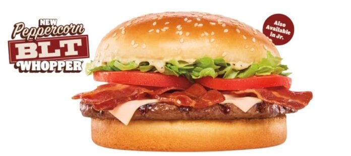 Burger King Launches New Peppercorn BLT Whopper