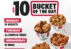 KFC Launches Bucket of the Day Deals Lineup Alongside Honey Chili Crisp and Jalapeño Ranch Sauces KFC Launches Bucket of the Day Deals Lineup Alongside Honey Chili Crisp and Jalapeño Ranch Sauces
