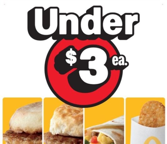 McDonald’s Launches New Under $3 Menu Alongside New $4 Breakfast Meal Deal McDonald's Launches New Under $3 Menu Alongside New $4 Breakfast Meal Deal