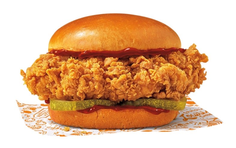 Popeyes Honey BBQ Chicken Sandwich