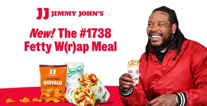 Jimmy John's Launches #1738 Fetty W(r)ap Meal Featuring New Buffalo Ranch Chicken Wrap and Buffalo Jimmy Chips
