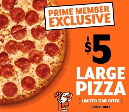 Little Caesars Offers Amazon Prime Members a $5 Large Pizza Deal Through June 26, 2026 Little Caesars Offers Amazon Prime Members a $5 Large Pizza Deal Through June 26, 2026
