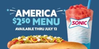 Sonic Launches New “America $2.50 Menu” Sonic Launches New America $2.50 Menu