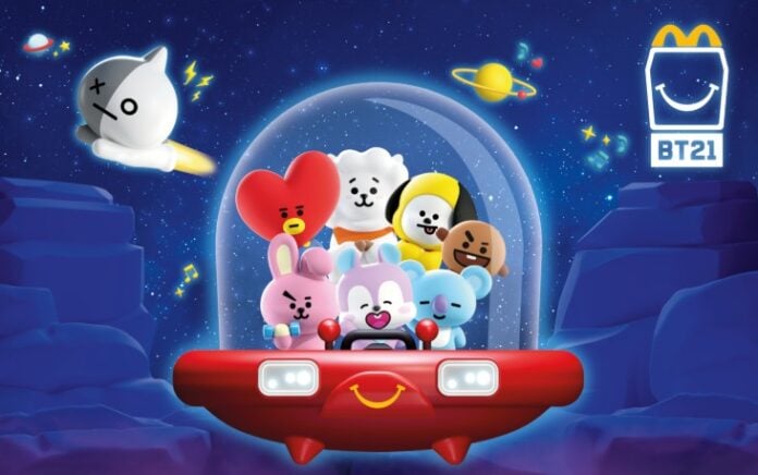 McDonald's Debuts New BT21 Happy Meal McDonald's Debuts New BT21 Happy Meal