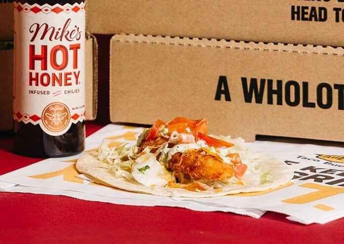 Taco Bueno Introduces New Mike's Hot Honey Fried Chicken Taco and Churro Fries