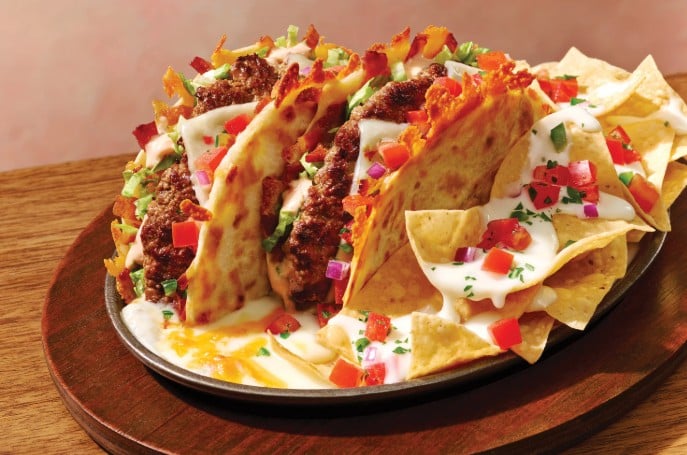 Applebee's Debuts New O-M-Cheese-adilla Burger and O-M-Cheese Chicken Nachos Applebee's Debuts New O-M-Cheese-adilla Burger and O-M-Cheese Chicken Nachos