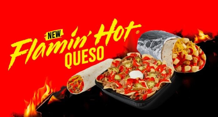 Del Taco Debuts New Flamin' Hot Queso Menu and Flamin' Hot Roller Deal Del Taco Debuts New Flamin' Hot Queso Menu and Flamin' Hot Roller Deal