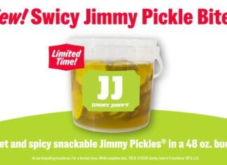 Jimmy John’s Releases New Swicy Jimmy Pickle Bites in a Limited-Edition 48-Ounce Collectible Bucket Jimmy John's Releases New Swicy Jimmy Pickle Bites in a Limited-Edition 48-Ounce Collectible Bucket