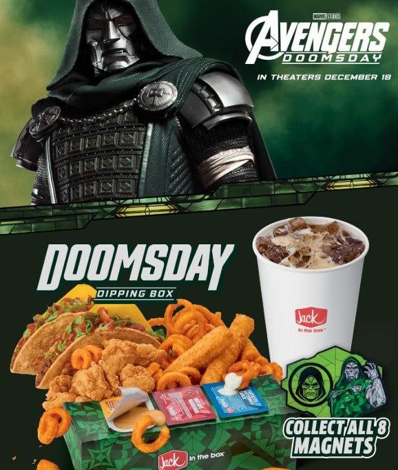 Jack in the Box Launches New Doomsday Dipping Box Featuring Assemble Sauce, Mutant Marinara and Fantastic Buttermilk Ranch Jack in the Box Launches New Doomsday Dipping Box Featuring Assemble Sauce, Mutant Marinara and Fantastic Buttermilk Ranch