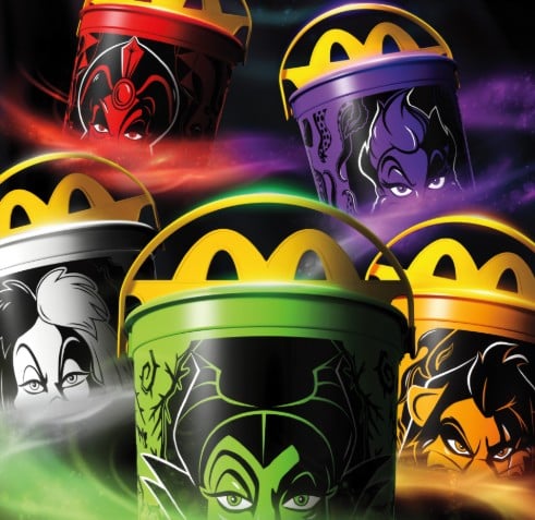 McDonald's Unveils New Disney Villains Boo Buckets McDonald's Unveils New Disney Villains Boo Buckets