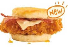 Popeyes Adds New Bacon and Cheese Honey Chicken Biscuit and Pineapple Beverages Popeyes Adds New Bacon and Cheese Honey Chicken Biscuit and Pineapple Beverages