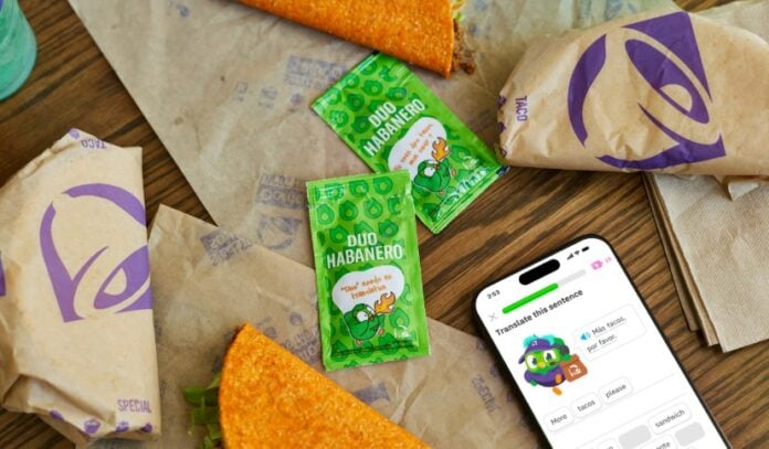 Taco Bell Introduces New Duo Habanero Sauce in Partnership with Duolingo Taco Bell Introduces New Duo Habanero Sauce in Partnership with Duolingo