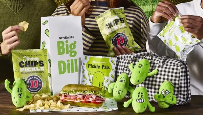The Picklewich and Pickle Chips Return to Jimmy John's Alongside a New Triple Pickle Meal and Pickle Pals Collectibles The Picklewich and Pickle Chips Return to Jimmy John's Alongside a New Triple Pickle Meal and Pickle Pals Collectibles